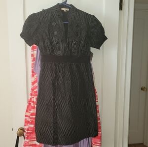 BeBop retro black polkadot dress size M
